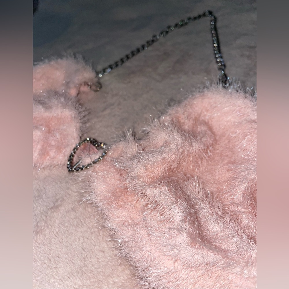 Shein pink bralette